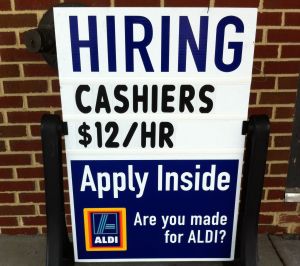 Aldi sign