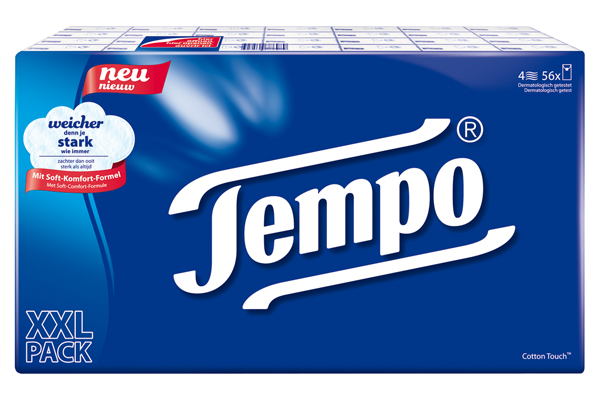 Tempo facial tissue in Germany