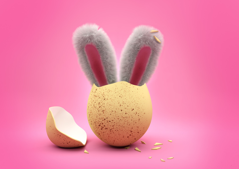 Easter bunny egg