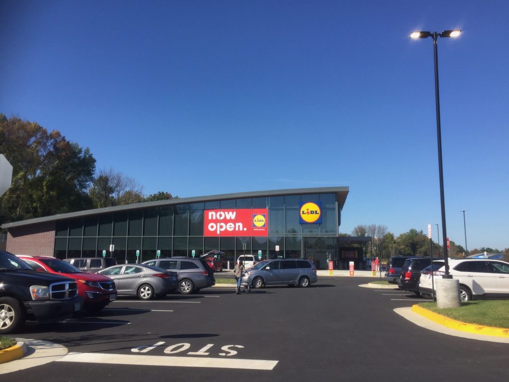 Inside the Lidl store in Manassas, VA