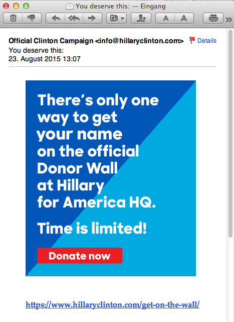48th email from Hillary Clinton