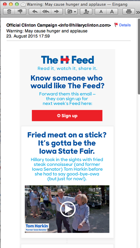 49th email from Hillary Clinton