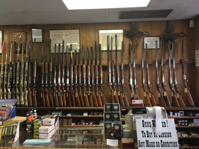 Inside Albright's Gun Shops in Easton, MD